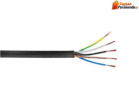Hes 5x16 mm² TTR Kablo Siyah H07VV-F